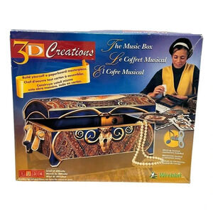 Wrebbit 3D Creations The Music  Box Working Music Sealed‎ Craft New